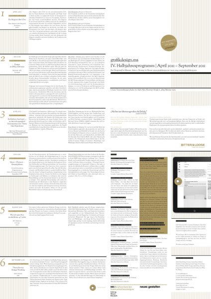 Programm IV (04.2011–09.2011)