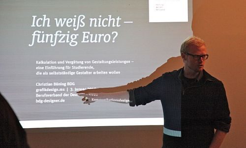 16. Christian Büning:<br />Ich weiß nicht – 50 Euro? Kalkulation und Vergütung für Designer
